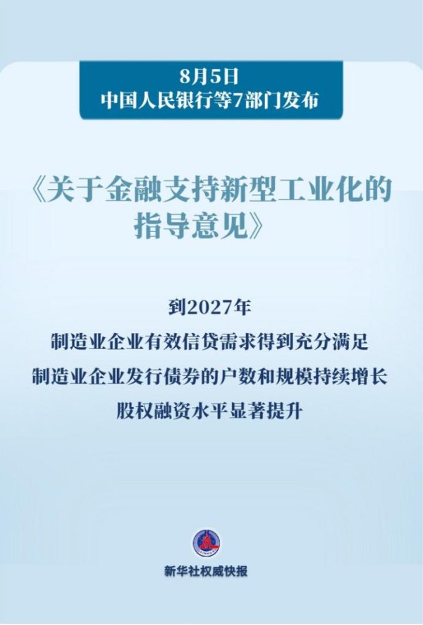 亿赢配资网 金融活水润泽！支持新型工业化有了“路线图”